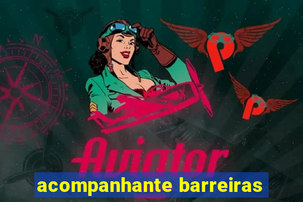 acompanhante barreiras